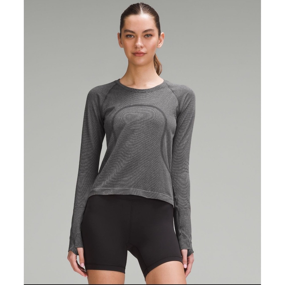 Women’s Long Sleeve Athletic Top - Gray